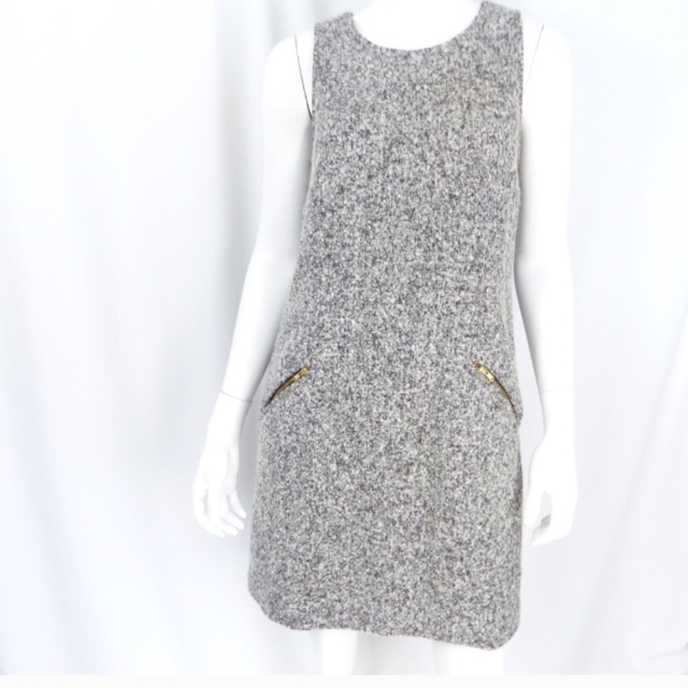Ann Taylor LOFT size 6 lined sleeveless wool dress